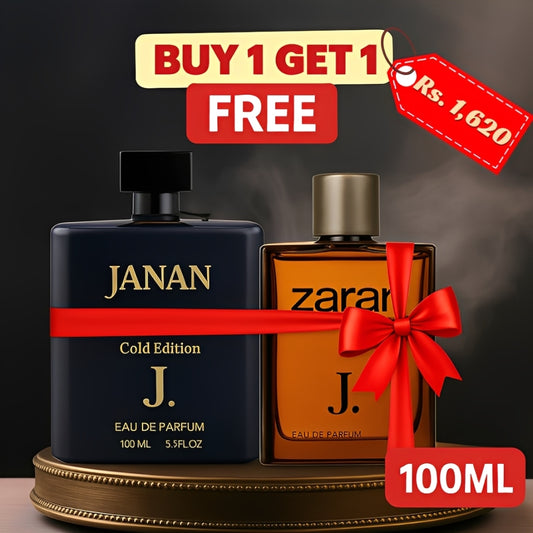 J. Janan & Zarar Unisex Perfume Set (2 Pcs) – Long-Lasting Woody Fragrance