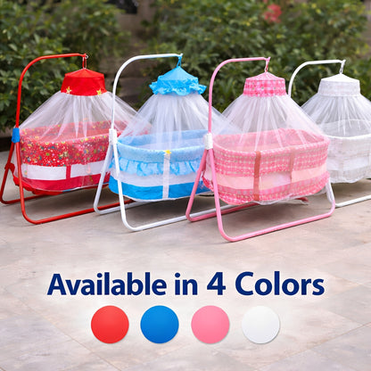 Kids Swing with Mosquito Net | Safe Indoor & Outdoor Baby Swing Chair