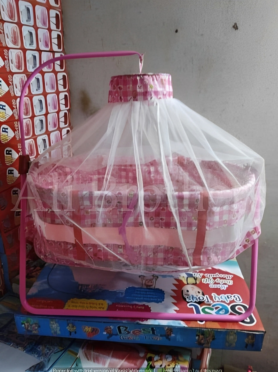 Kids Swing with Mosquito Net | Safe Indoor & Outdoor Baby Swing Chair