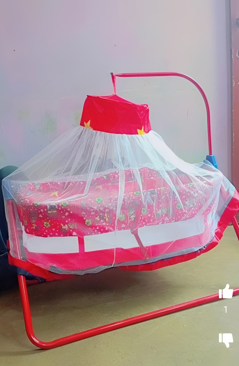 Kids Swing with Mosquito Net | Safe Indoor & Outdoor Baby Swing Chair