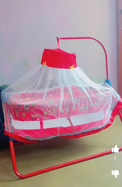 Kids Swing with Mosquito Net | Safe Indoor & Outdoor Baby Swing Chair